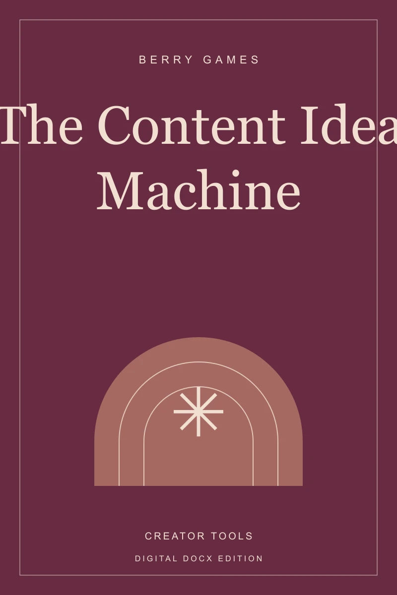 The Content Idea Machine