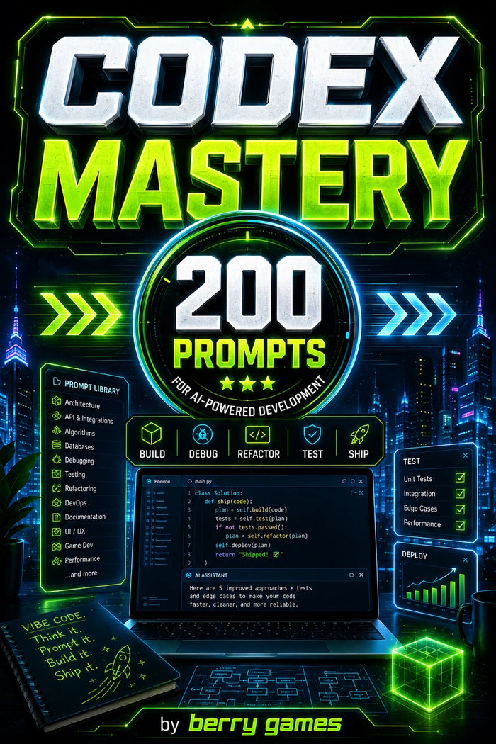 Codex Mastery Guide: 200 Prompts