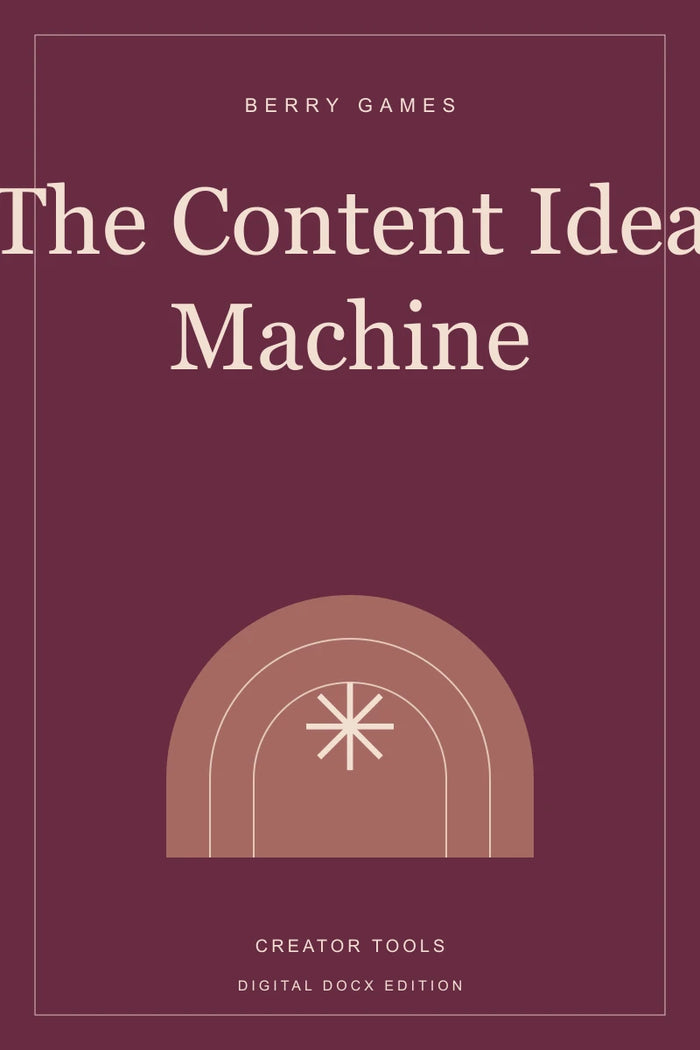 The Content Idea Machine
